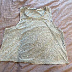 RBX Cream Textured Tank Top